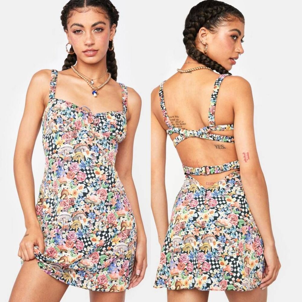 For Love & Lemons June Mini Dress S $250